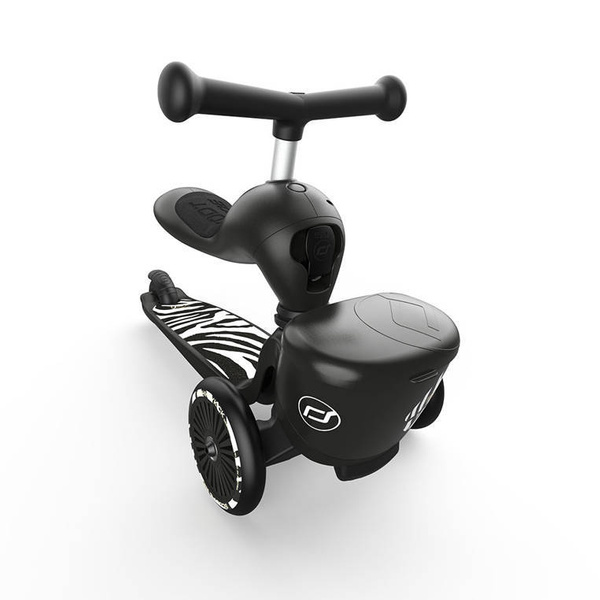 Scoot and Ride HK1 Lifestyle 2w1 jeździk i hulajnoga dla dzieci 1-5 lat, kolor: Zebra