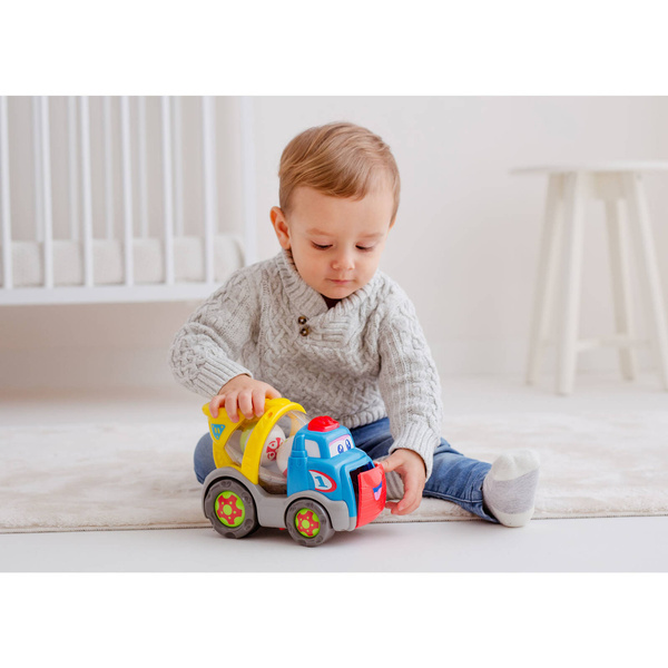 Piłeczkowy Benio betoniarka - śpiewający pojazd dla dzieci 12m+, Dumel