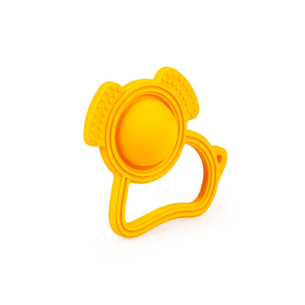 Gryzak na ząbkowanie Piesek Pop It - silikonowy, dla dzieci, 3 m+, GiliGums