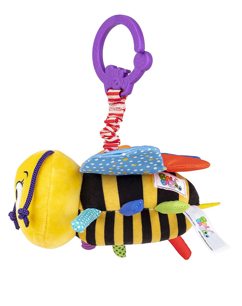 Zawieszka do wózka łóżeczka Kolorowa Pszczoła Maja, dla dzieci 0 m+, Balibazoo