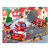 Puzzle w walizce Strażacy 24 elementy, dla dzieci, 3 lata+, Janod