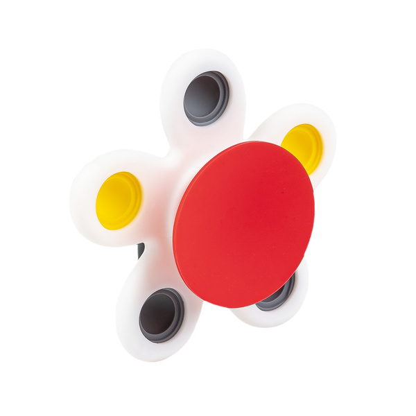 Zabawki sensoryczne - Zakręcony kwiatek Pop It, kontrast, 3 m+, GiliGums