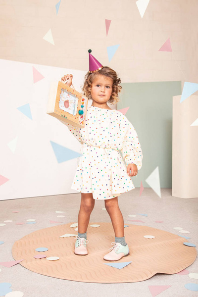 Drewniana animowana pozytywka Telewizor 10 m+, Lilliputiens