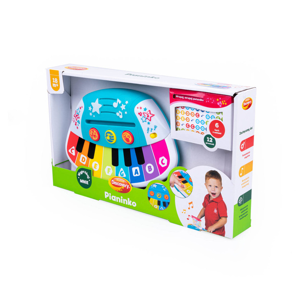 Pianinko - interaktywny instrument muzyczny dla dzieci 18 m+, Dumel