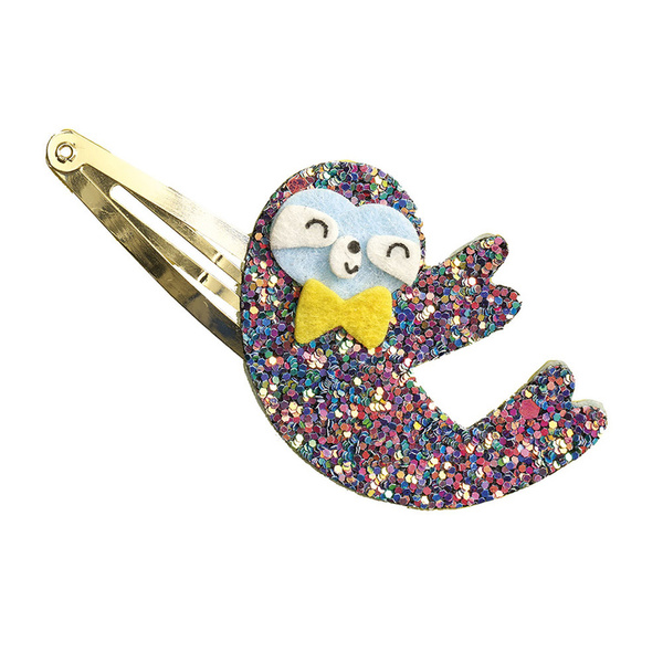 Zestaw kreatywny do tworzenia biżuterii Brokatowe spinki Egzotyczne zwierzęta 5+, Janod