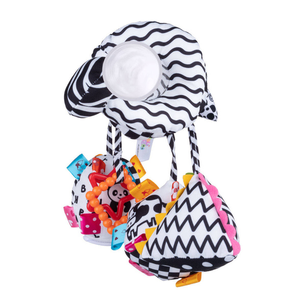 Kontrastowa spiralka do łóżeczka figury geometryczne Dumel, Balibazoo