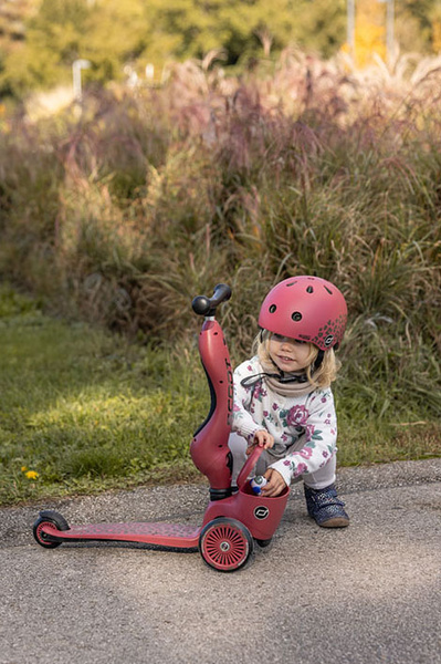 Scoot and Ride HK1 Lifestyle 2w1 jeździk i hulajnoga dla dzieci 1-5 lat, kolor: Wildcat