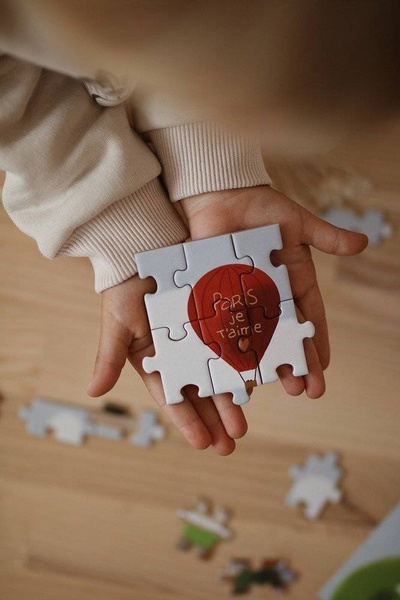 Puzzle w walizce Paryż 200 elementów 7+, Janod