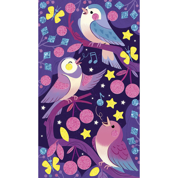 Zestaw kreatywny naklejki piankowe Leśni przyjaciele, dla dzieci, 6 lat+, Janod