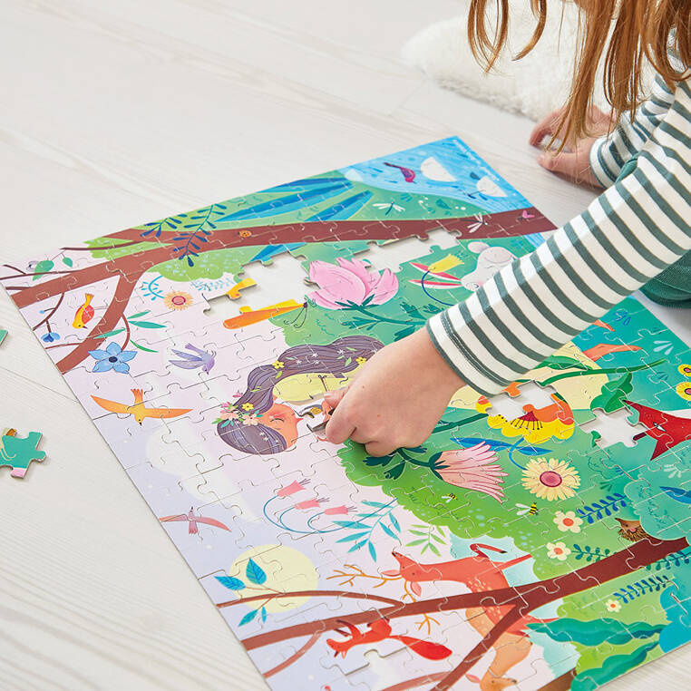 Puzzle Matka Natura 200 elementów Janod – edukacyjne puzzle dla dzieci