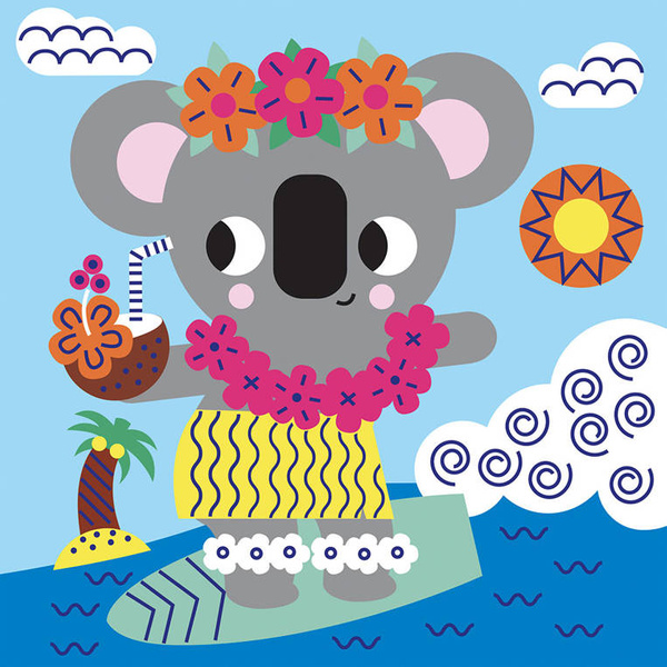 Multizestaw kreatywny 4-latka My arts & crafts 4+, Janod