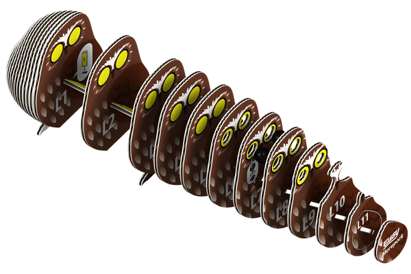 Układanka Puzzle 3D Sowa - zestaw kreatywny dla dzieci 6 lat+, Eugy