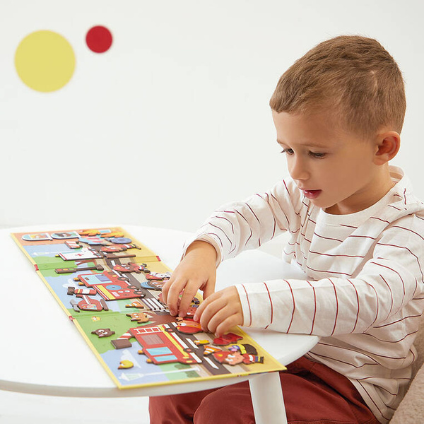 Układanka Magnetyczna Strażacy Magneti'stories dla dzieci 3+, Janod