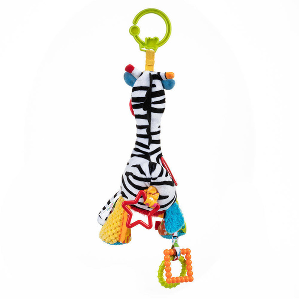 Zawieszka do wózka łóżeczka Zebra Zoya Z Pozytywką, Balibazoo