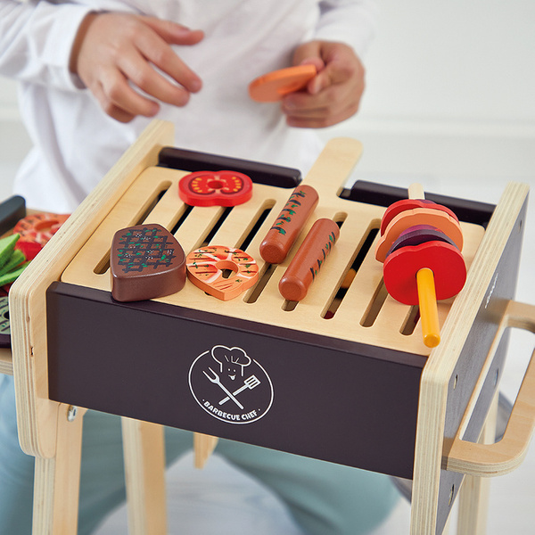 Grill drewniany z akcesoriami 3+, Janod