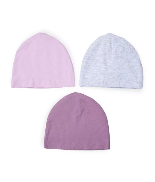 Sinsay Czapki dziewczęce gładkie, 3-pak