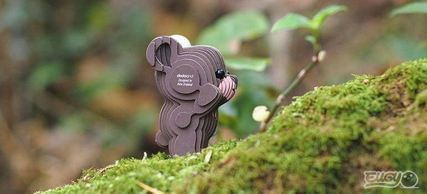 Układanka Puzzle 3D Niedźwiedź - zestaw kreatywny dla dzieci 6+, Eugy