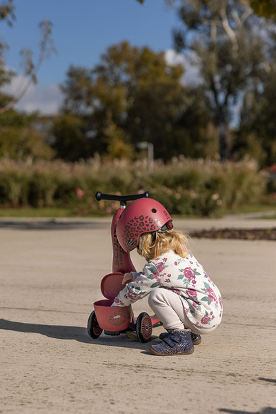 Scoot and Ride HK1 Lifestyle 2w1 jeździk i hulajnoga dla dzieci 1-5 lat, kolor: Wildcat