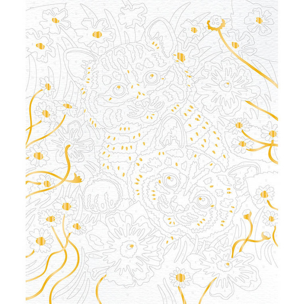 Zestaw kreatywny Malowanie po numerach Małe zwierzątka 2 obrazy 7+, Janod