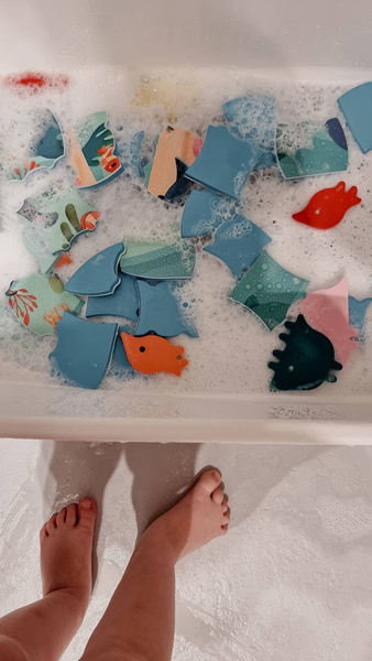 Puzzle do kąpieli Ocean 28 elementów 3+, Janod