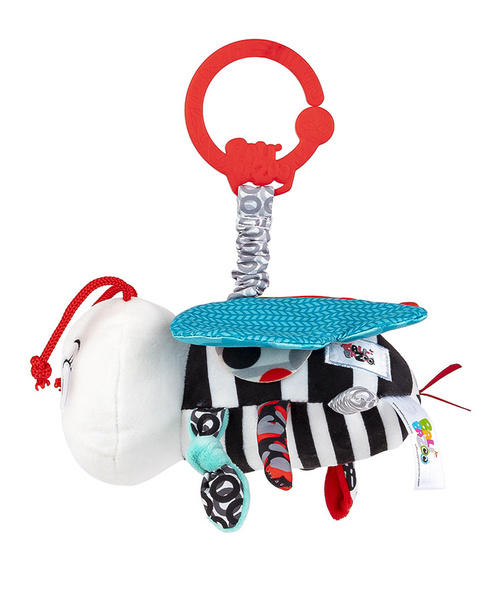 Zawieszka do wózka Kontrastowa Pszczoła Majka, dla dzieci, 0 m+, Balibazoo