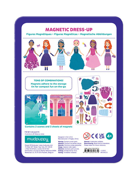 Magnetyczne postacie księżniczki 4 lata+,Mudpuppy