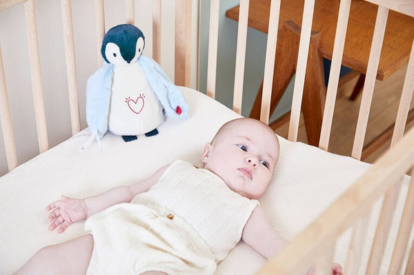 Lampka nocna przytulanka Pingwinek Complices, dla dzieci, 0 m+, Kaloo