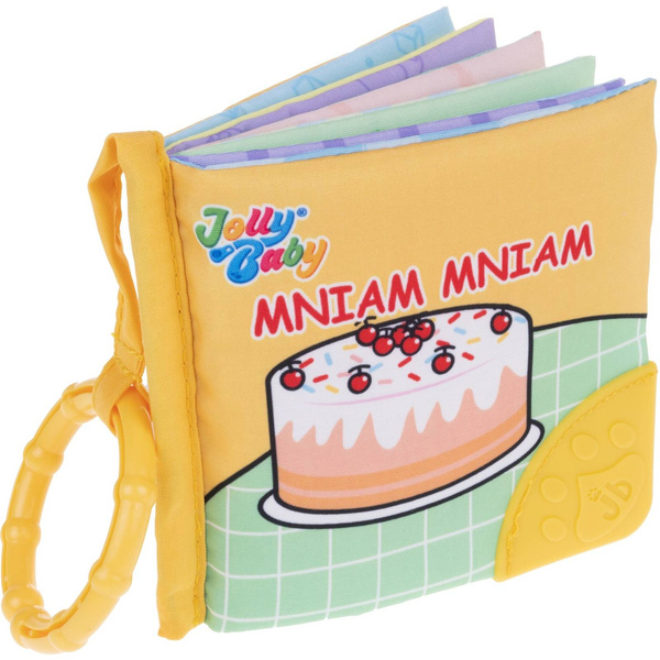 Książeczki Gryzaki 4W1 - zabawki edukacyjne dla dzieci 0 m+, Jolly Baby