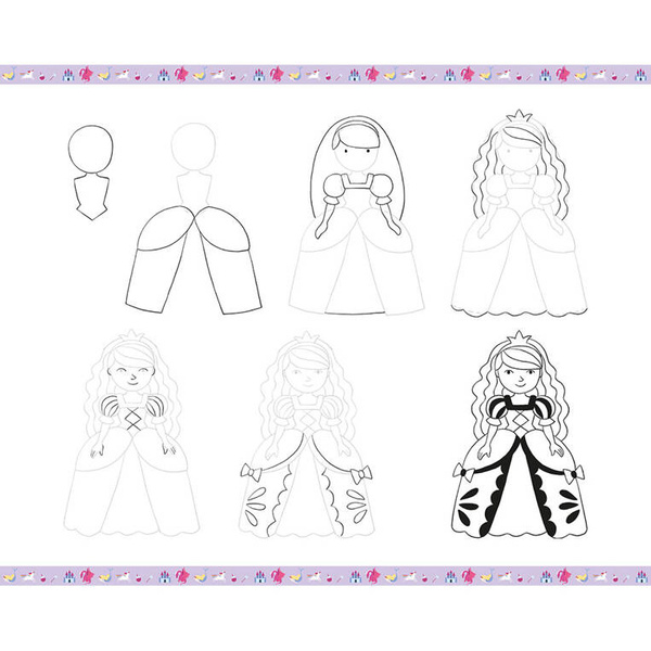 Zestaw kreatywny Rysowanie krok po kroku Fantastyczne stworzenia 7+, Janod