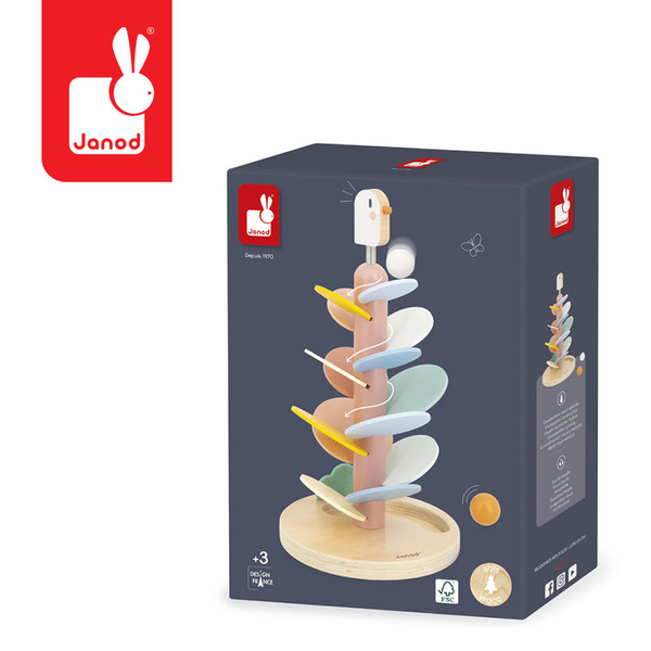 Janod Drewniany kulodrom Ptaszek Sweet Cocoon 3+