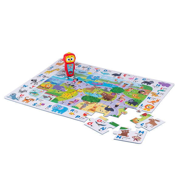 Robot Robby interaktywne puzzle ABC dla dzieci 3 lata+, Dumel Discovery