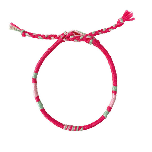 Zestaw kreatywny do tworzenia biżuterii Tęczowe bransoletki 30 szt. 8+, Janod