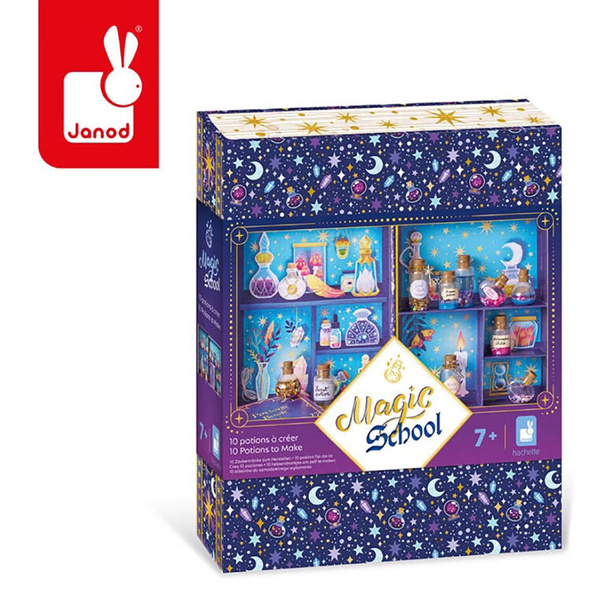 Zestaw kreatywny Magiczne mikstury Magic School 7+, Janod