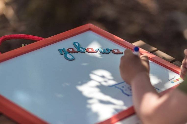 Tablica z magnesami w walizce 4 w 1, Janod