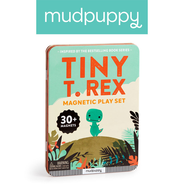 Tablica magnetyczna - Magnetyczne konstrukcje Tiny T.rex dla dzieci, Mudpuppy