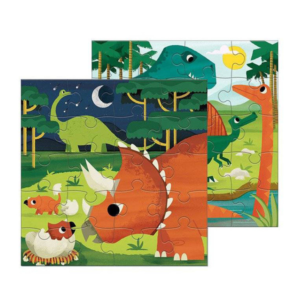 Puzzle magnetyczne Dinozaury 4+, Mudpuppy