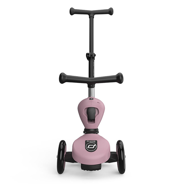 Scoot and Ride HK1 Push and Go 2w1 jeździk i hulajnoga dla dzieci 1-5 lat, kolor: Wildberry