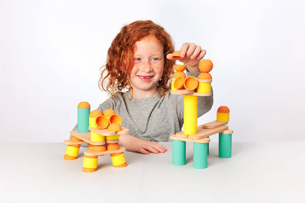 Kreatywny zestaw konstrukcyjny Stix 60 elementów 2+, Oppi