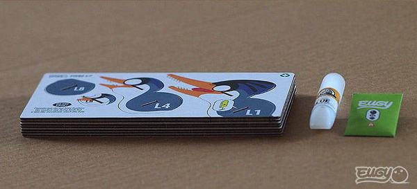 Układanka Puzzle 3D Dinozaur Ptero - zestaw kreatywny 6 lat+, Eugy