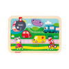 Puzzle drewniane 3D Pojazdy 7 elementów dla dzieci 18 m+, Janod