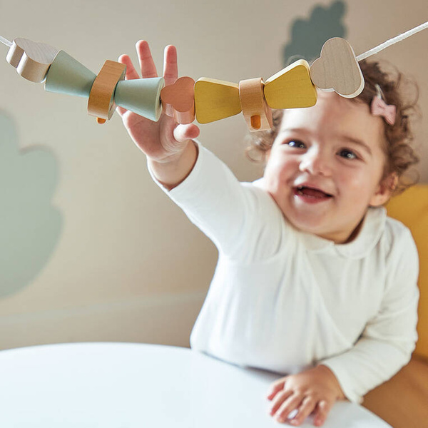 Nawlekanka z drewnianymi ptaszkami Sweet Cocoon dla dzieci 2 lata+, Janod