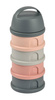Pojemniki na mleko w proszku 4 komory mineral grey/pink, Beaba