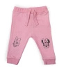 Sinsay Różowe spodnie dziewczęce dresowe, z motywem disney