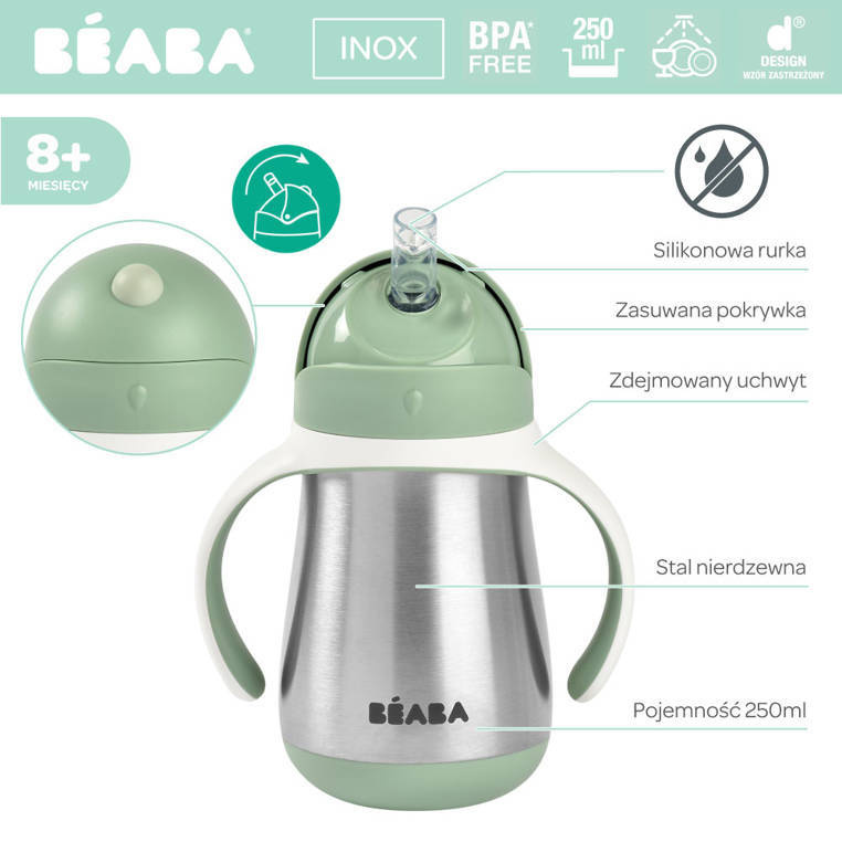 Bidon termiczny Beaba 250 ml BPA free