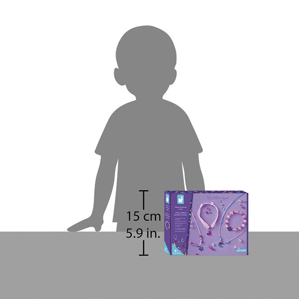 Zestaw kreatywny do tworzenia biżuterii z zawieszkami dla dzieci, 6 lat+, Janod