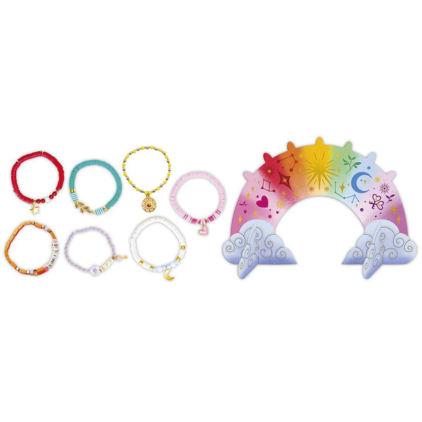 Zestaw kreatywny do tworzenia biżuterii ze stojakiem dla dzieci, 7 lat+, Janod