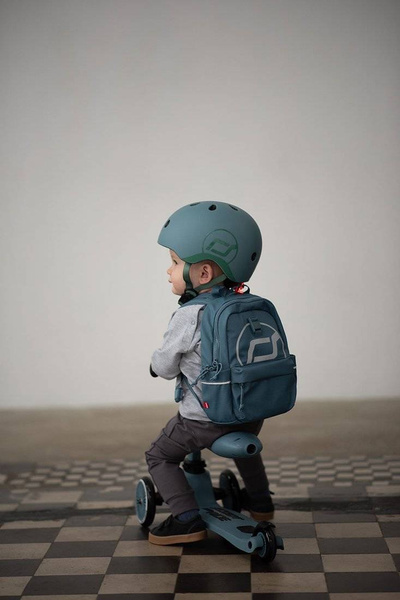 Scoot and Ride Kask dla dzieci 1-5 lat rozm. XXS-S, kolor: Steel