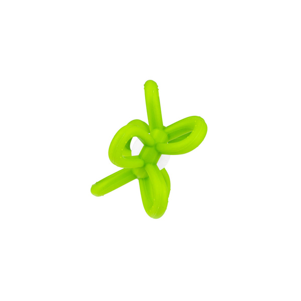 Grzechotka Gryzak silikonowy Kwiatek uspokajający zielony 3 m+, Giligums