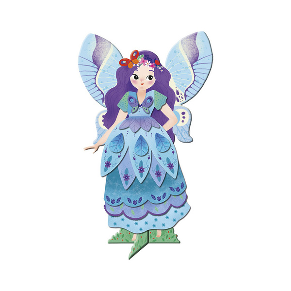Zestaw kreatywny 11 dekoracji Wróżki Magic Fairies, dla dzieci, 5 lat+, Janod