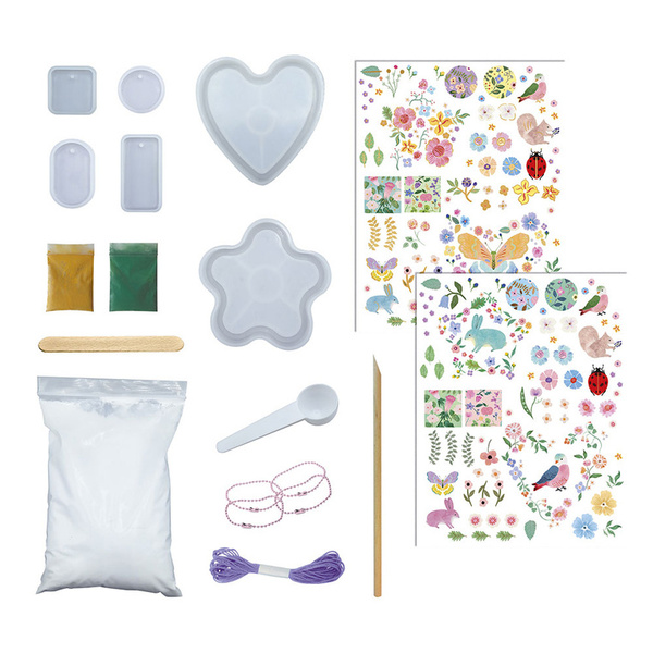 Zestaw kreatywny Formy i odlewy Ogród kwiatowy, dla dzieci 7 lat+, Janod